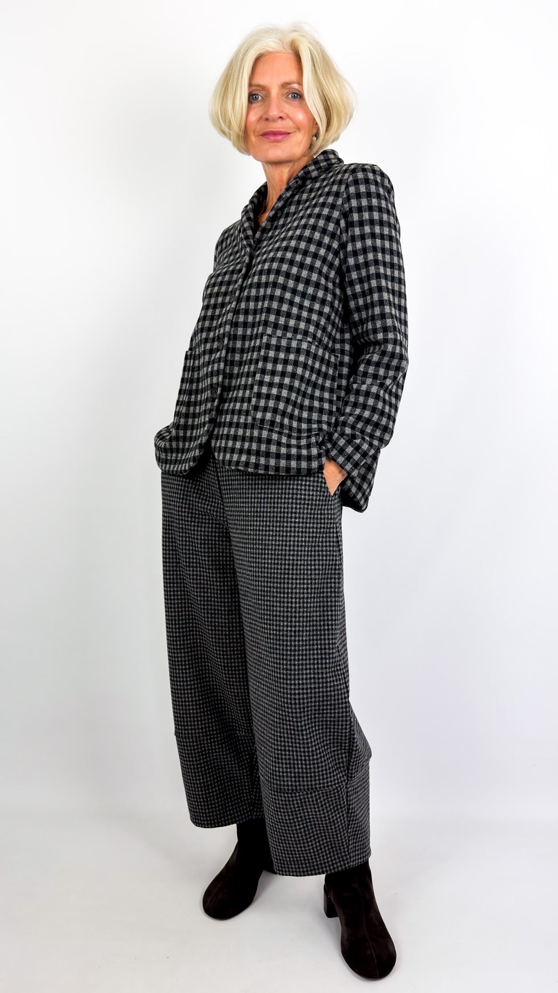 Mama b Cimone JQ Jacket Grigio Check
