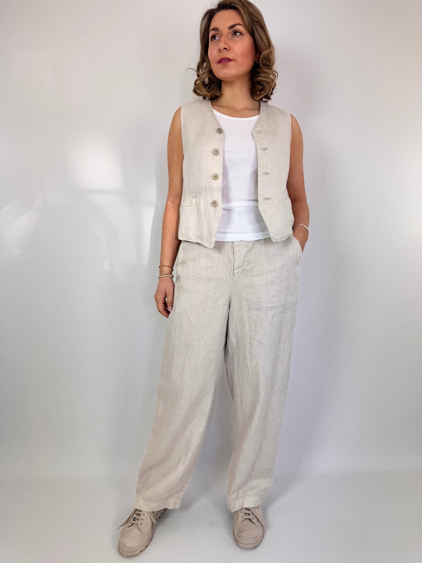 Pas De Calais 8563 Trousers Light Grey