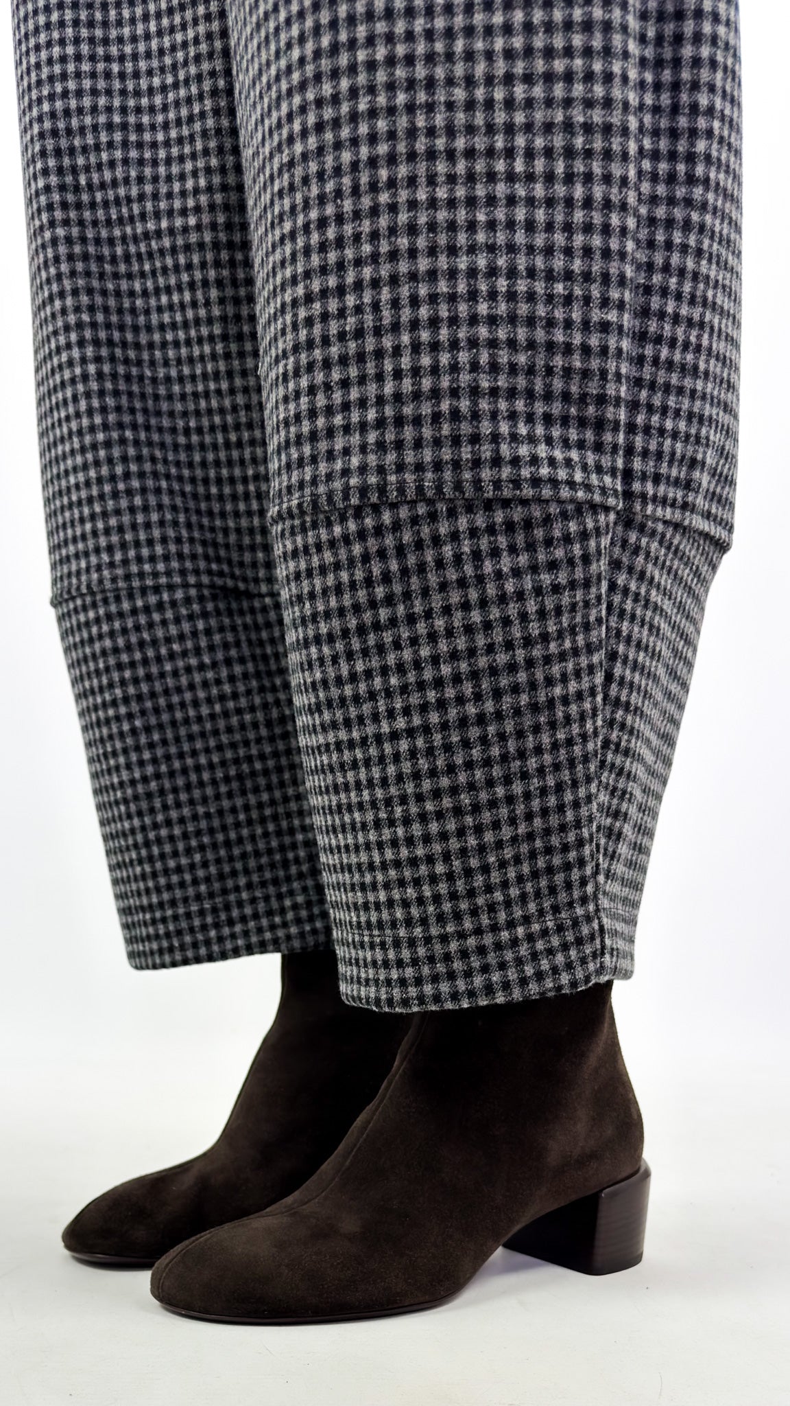 Mama b Rima JQ Trousers Grigio Check