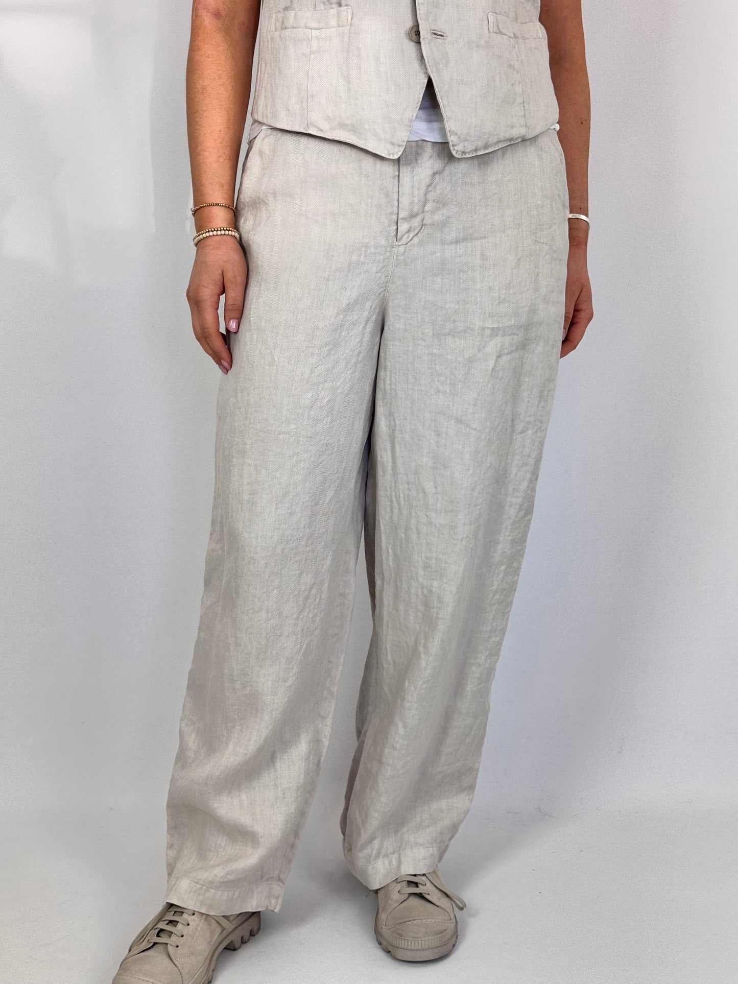 Pas De Calais 8563 Trousers Light Grey