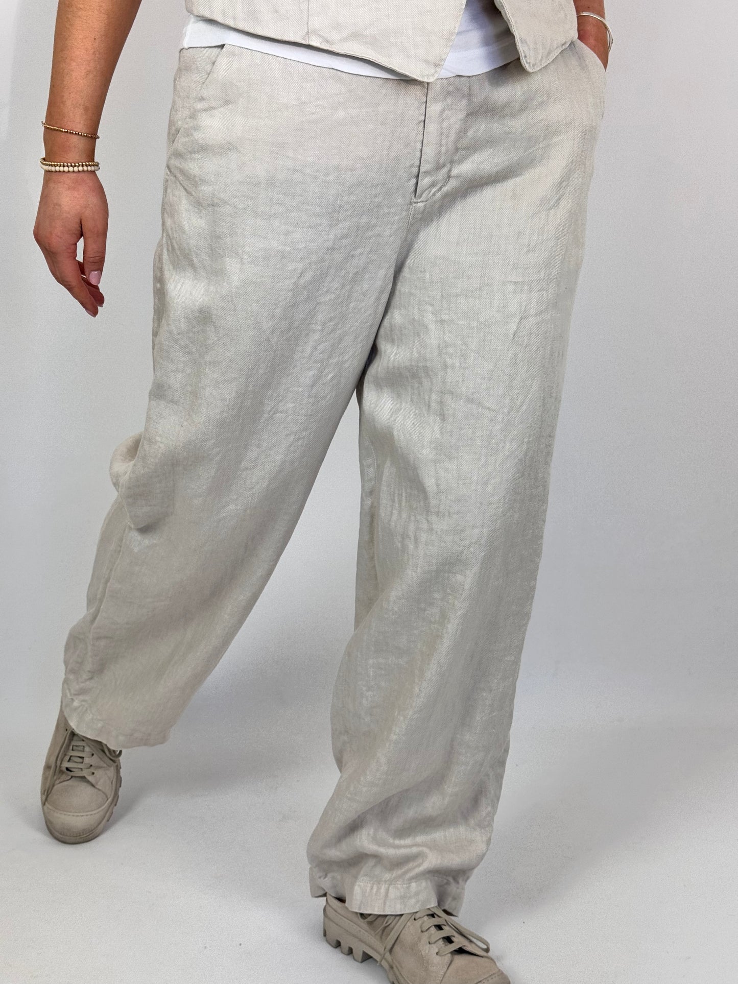 Pas De Calais 8563 Trousers Light Grey