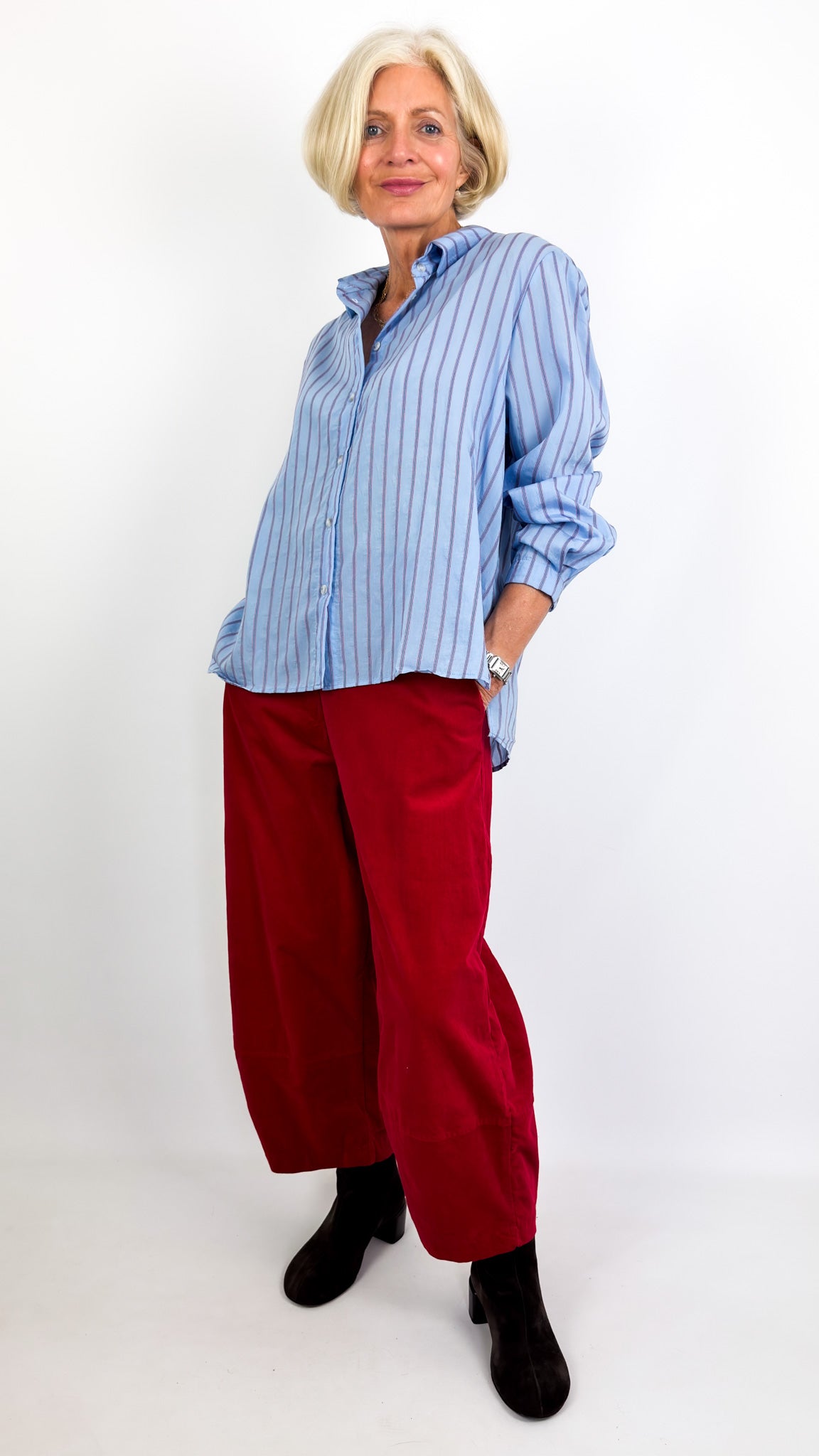 Mama b Amy Shirt Azzurro