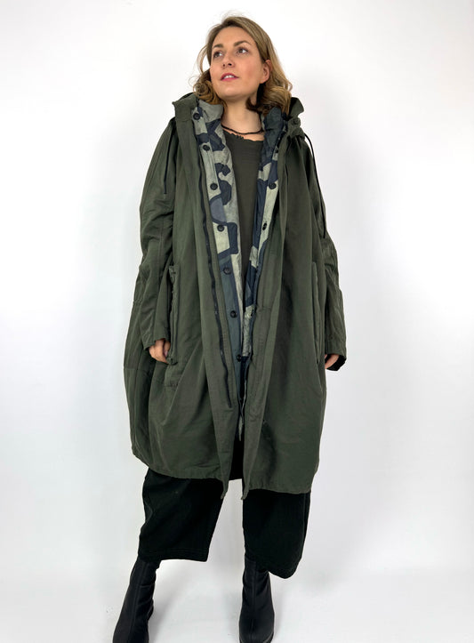 Rundholz Black Label 1202 Coat Jungle Print