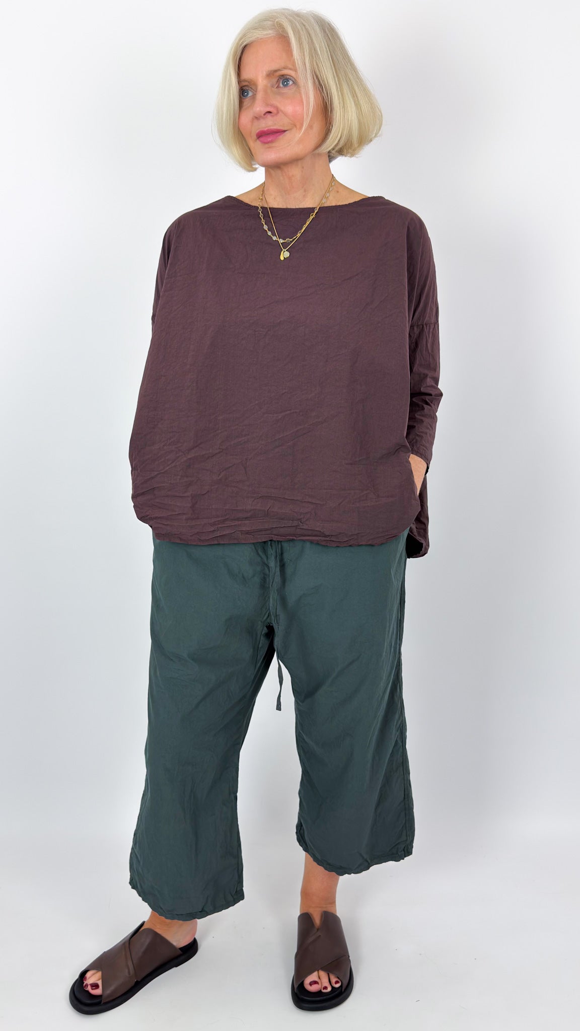 Album Di Famiglia 12_118 TC Tunic Shirt Grape