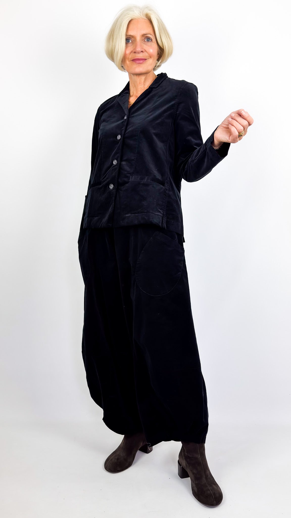 Mama b Aprile V Jacket Nero