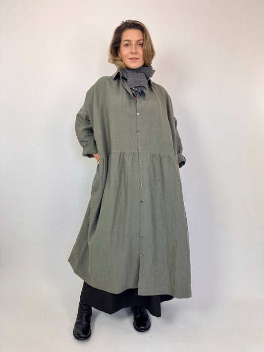 Ichi Antiquities 302 Dress Khaki