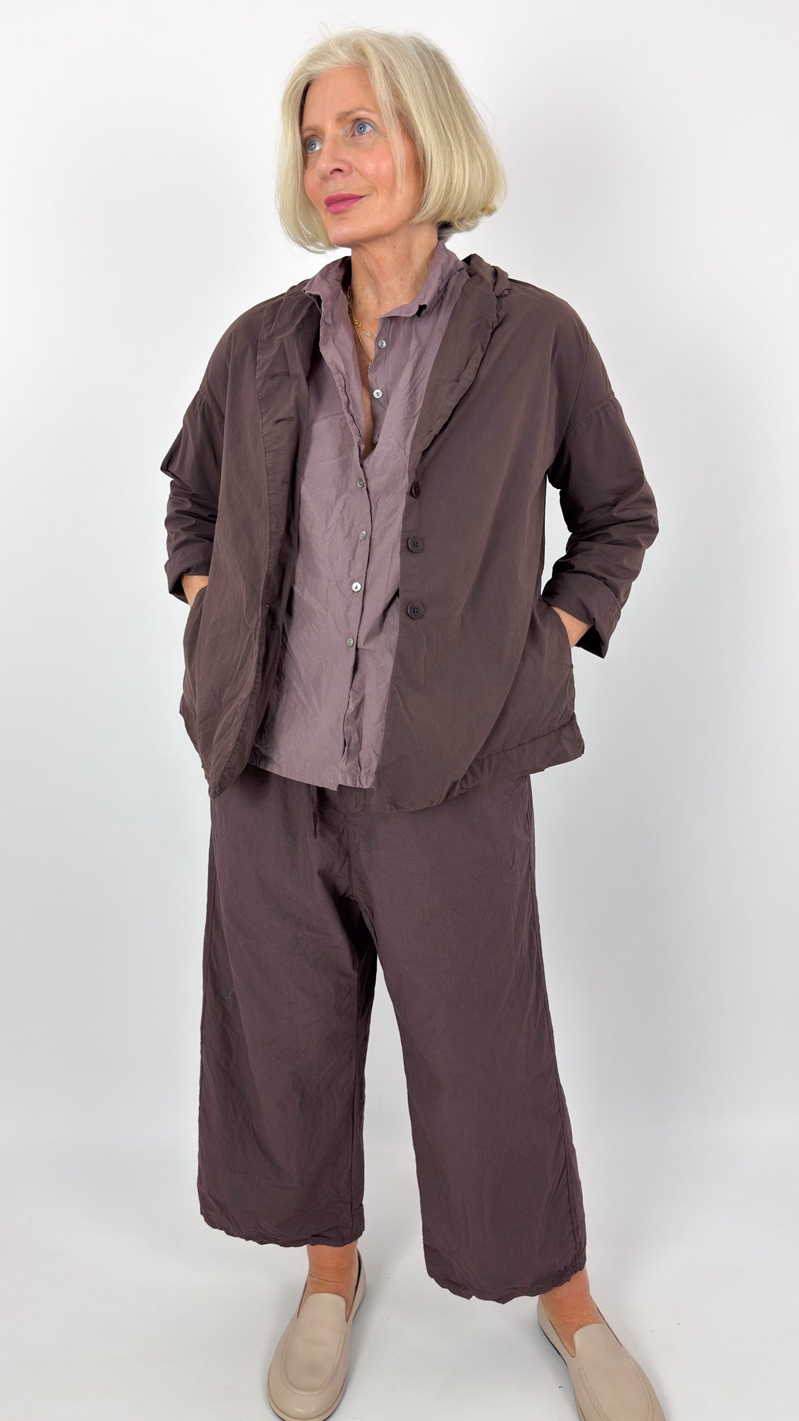 Album Di Famiglia 178 TC W&S Trousers Grape