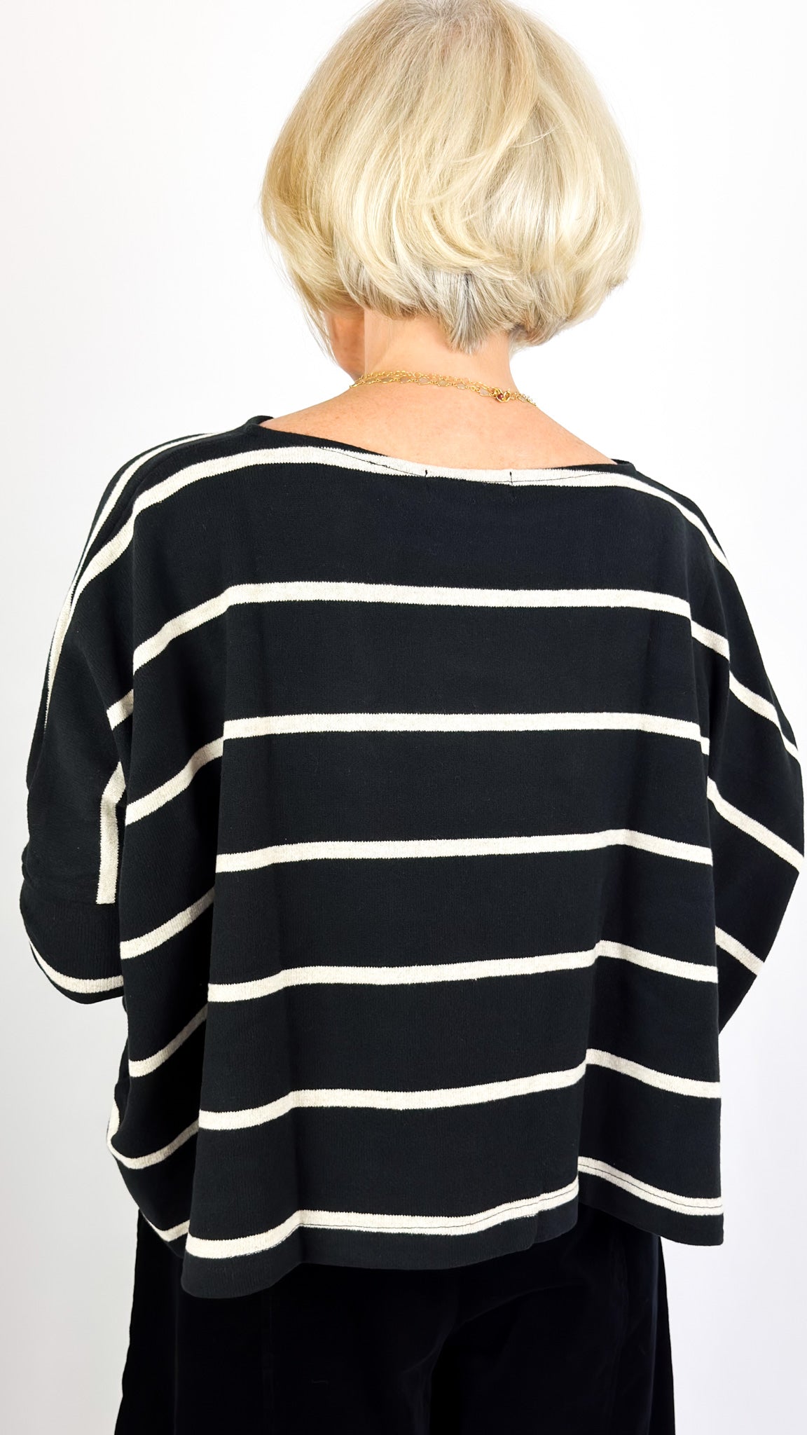 Mama b Kira Jumper Nero Stripe