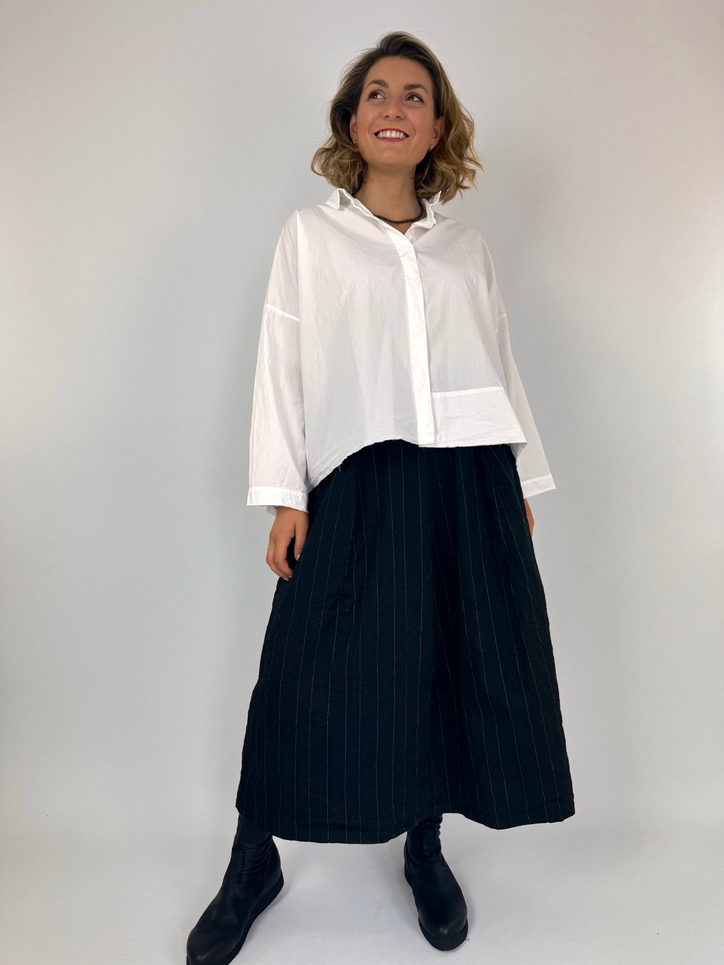 Hannoh Wessel Jleana Skirt Black Stripe