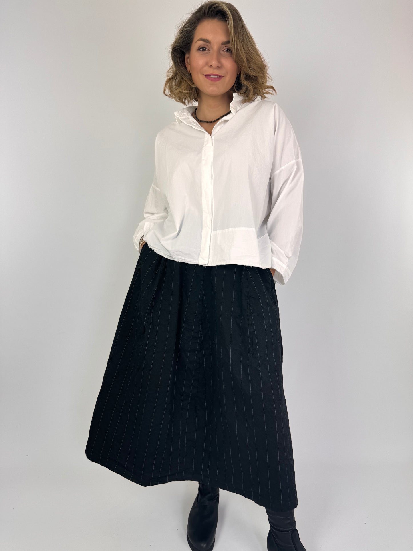 Hannoh Wessel Jleana Skirt Black Stripe