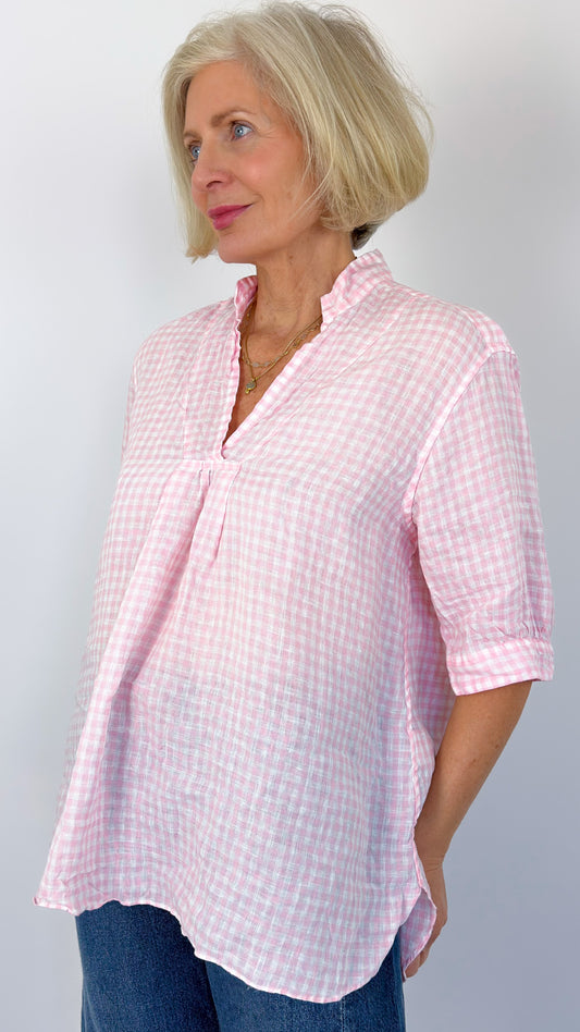 Bergfabel Vera Shirt Pink Check