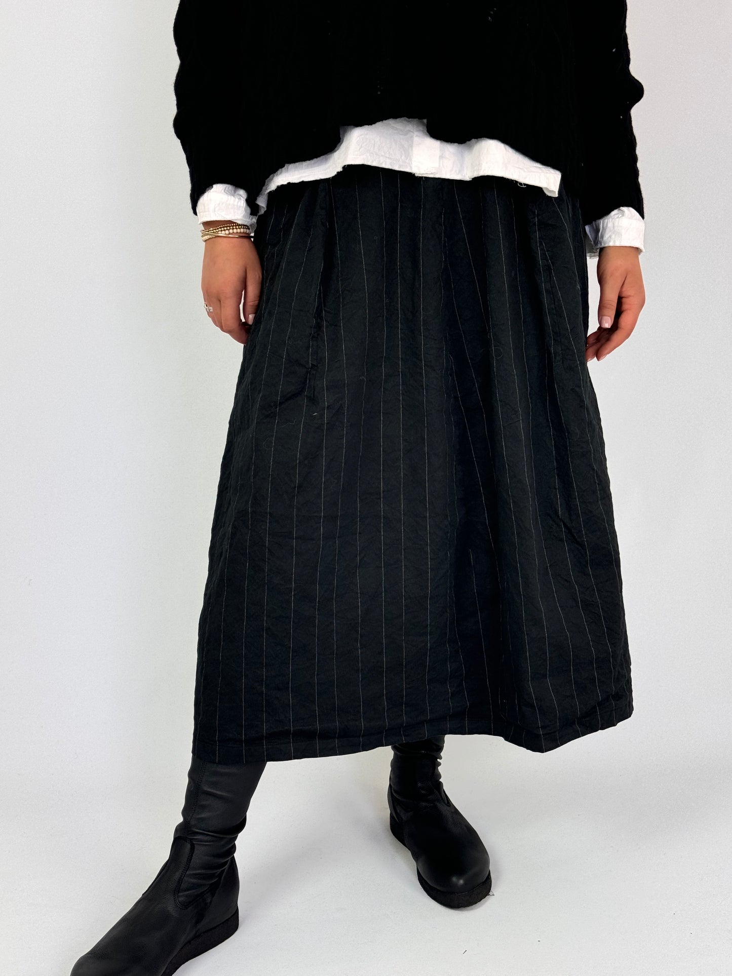 Hannoh Wessel Jleana Skirt Black Stripe