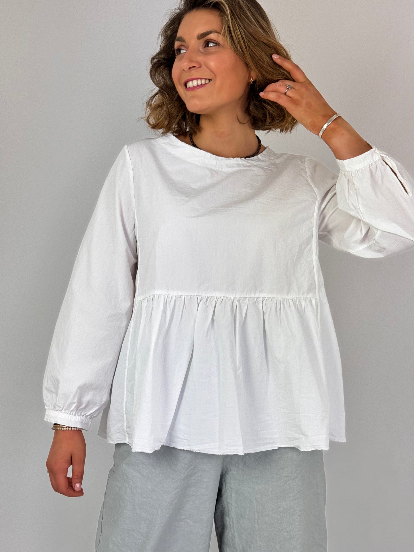 Aequamente 264 Shirt White