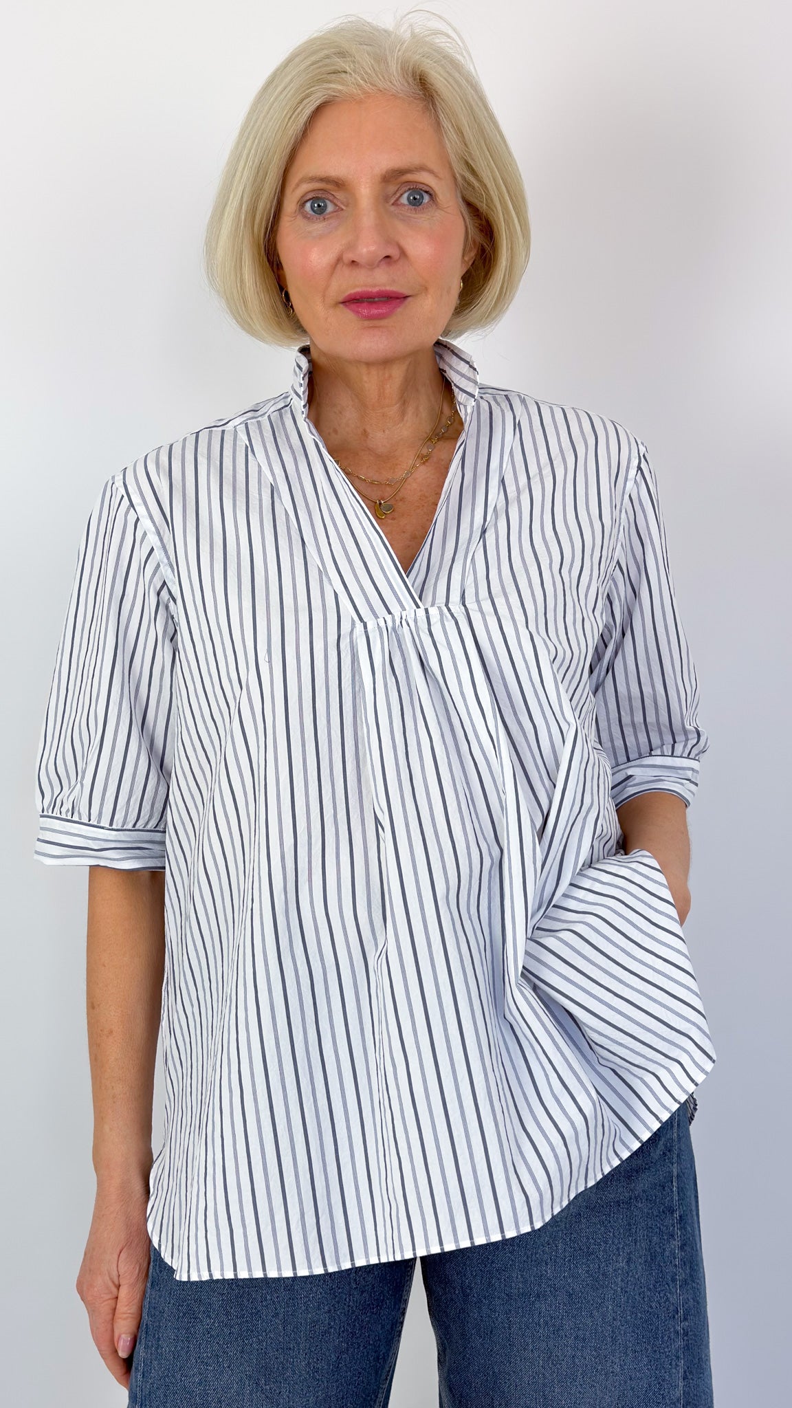 Bergfabel Vera Shirt Multi Stripe