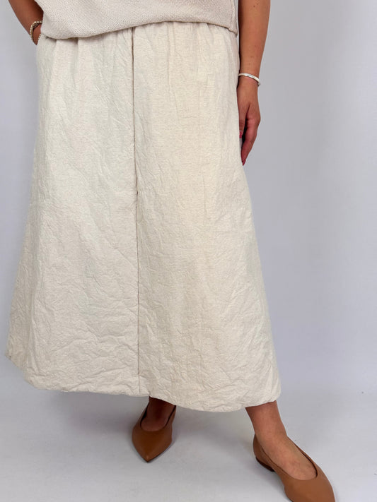 Elsa Esturgie Oursin Skirt Ecru