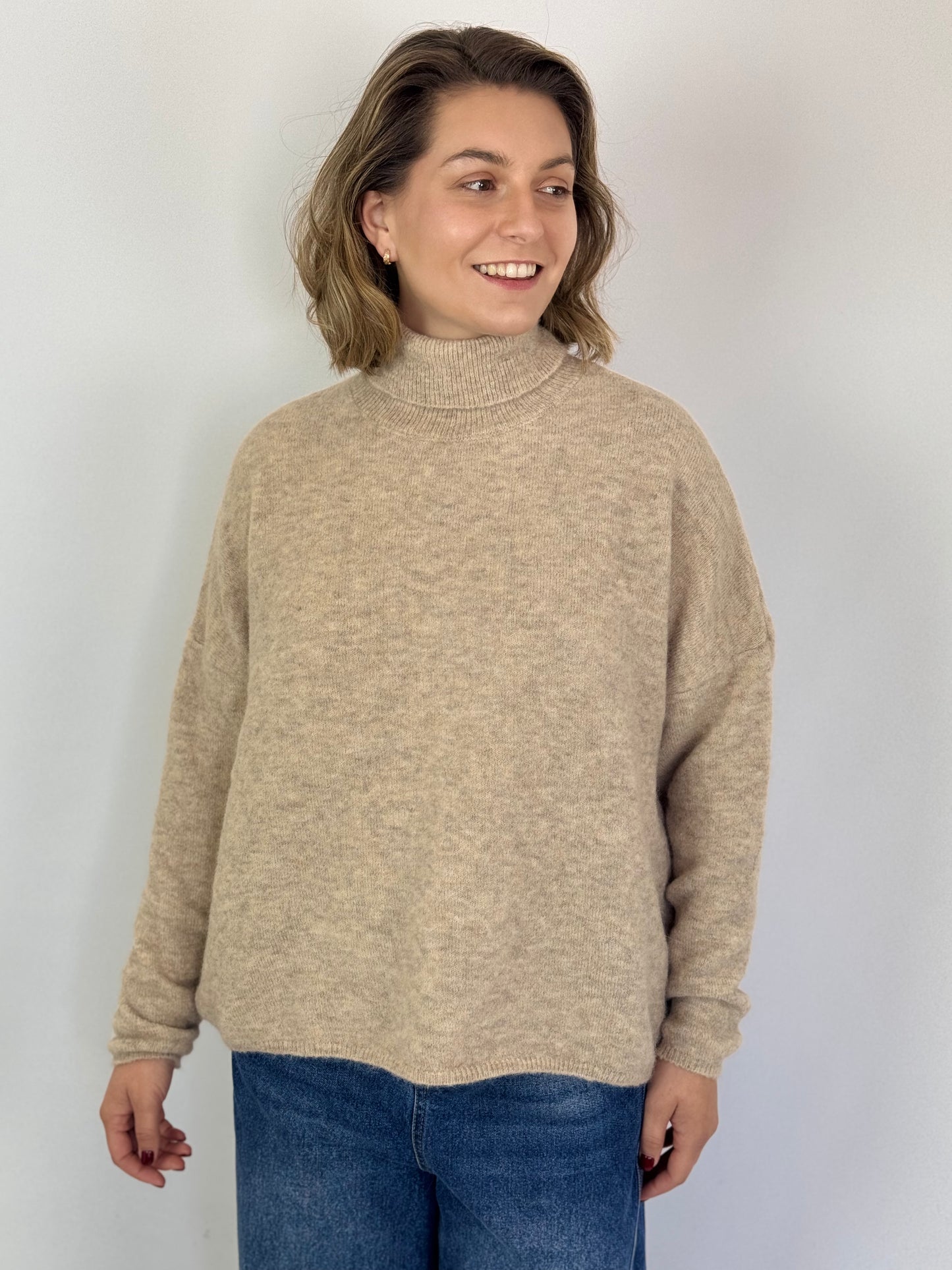 SibinLinnebjerg Maribel Jumper Sand