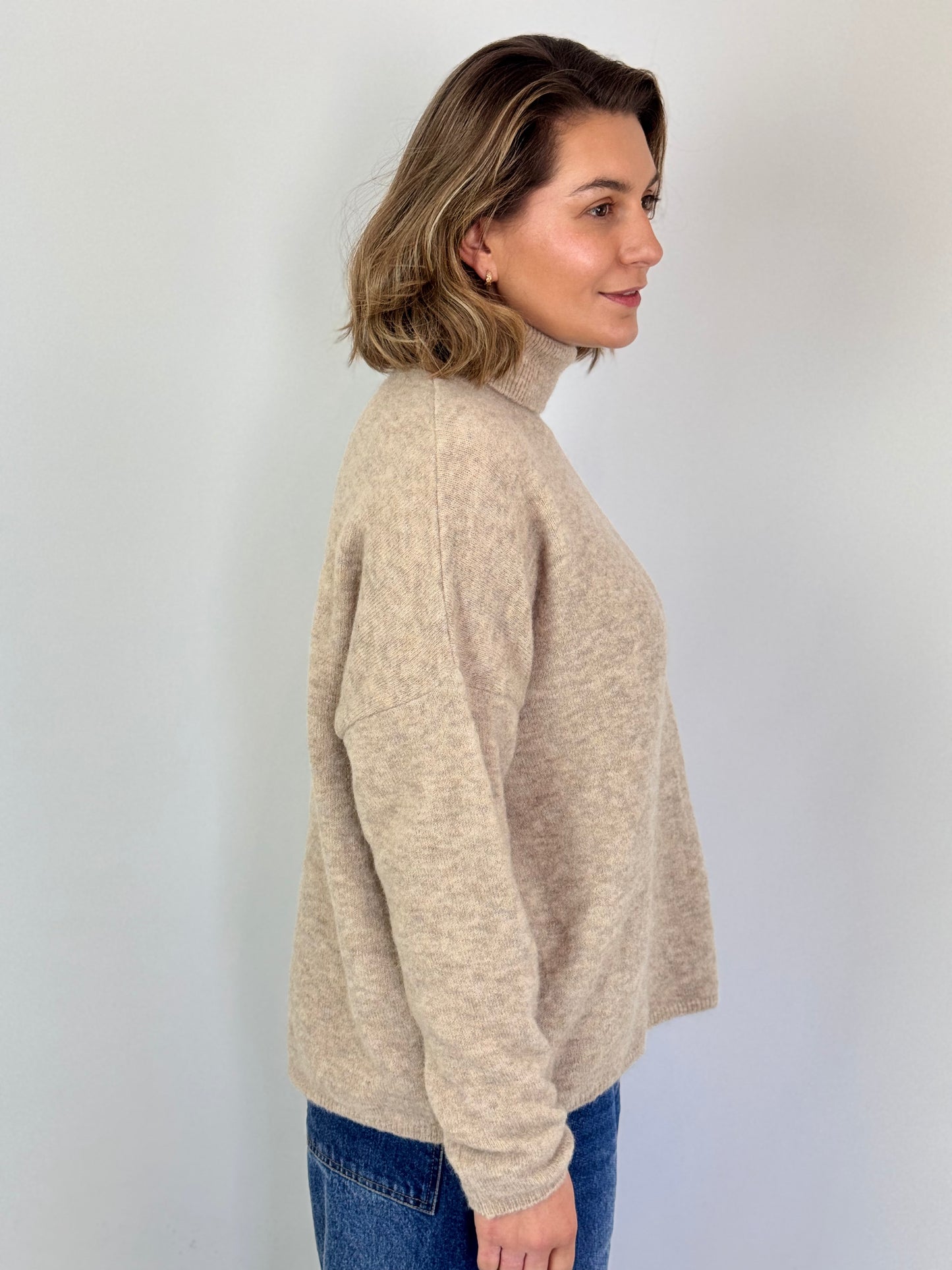 SibinLinnebjerg Maribel Jumper Sand