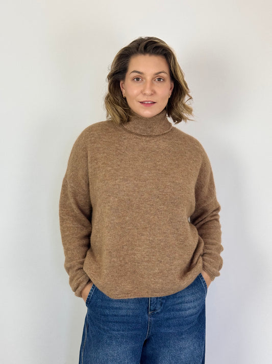 SibinLinnebjerg Maribel Jumper Camel