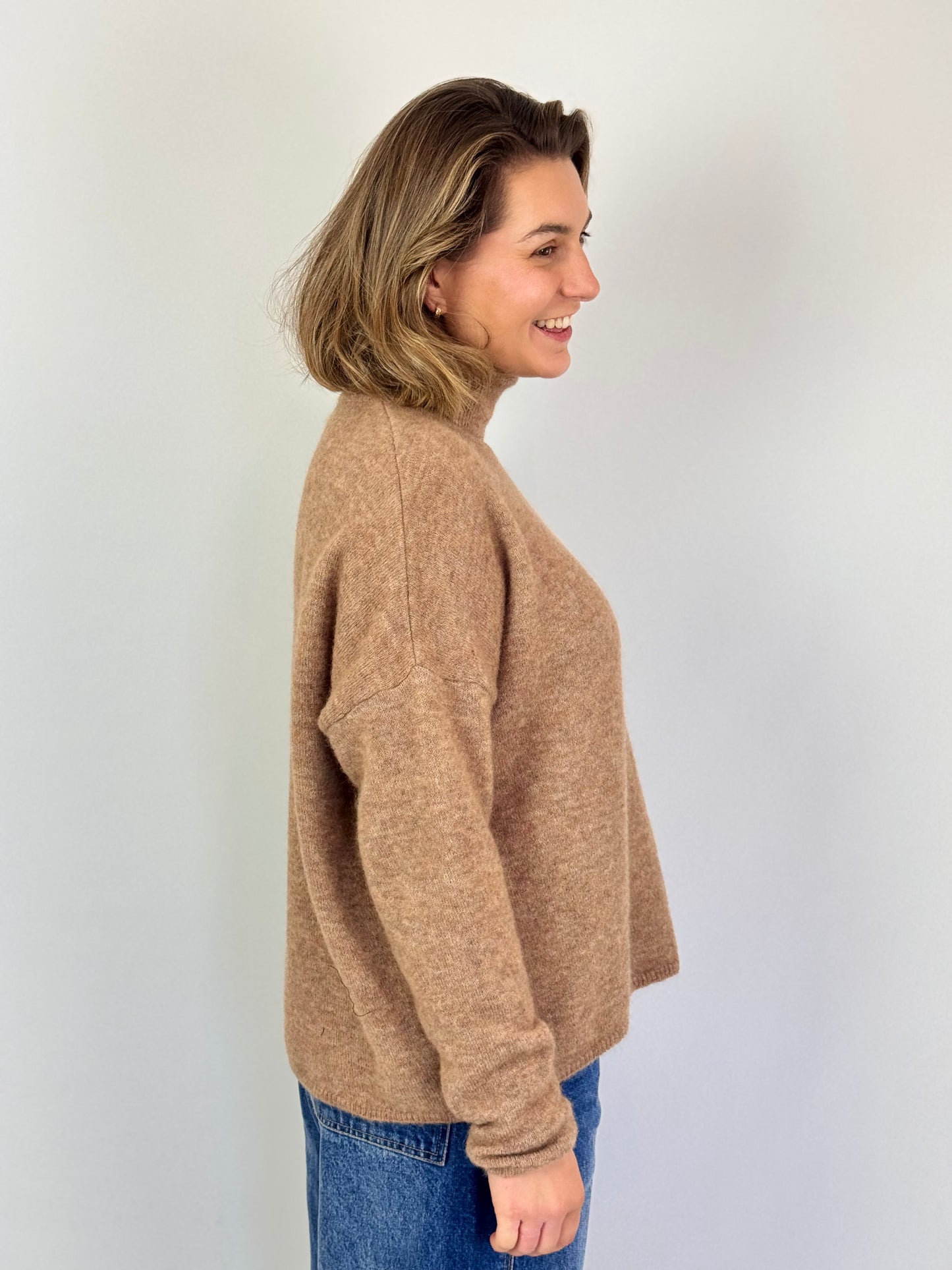 SibinLinnebjerg Maribel Jumper Camel
