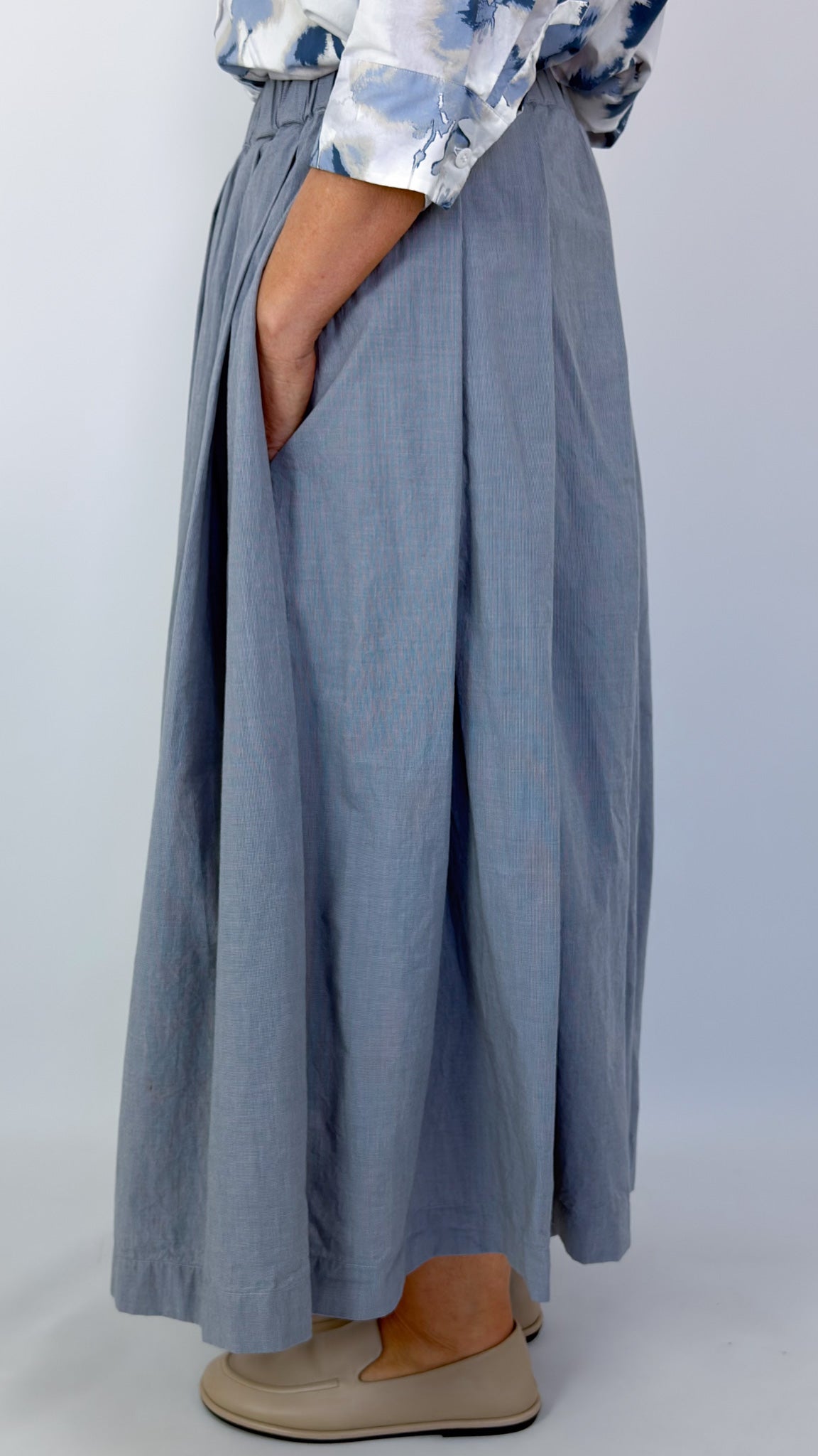Bergfabel Matilde Skirt Charcoal Check