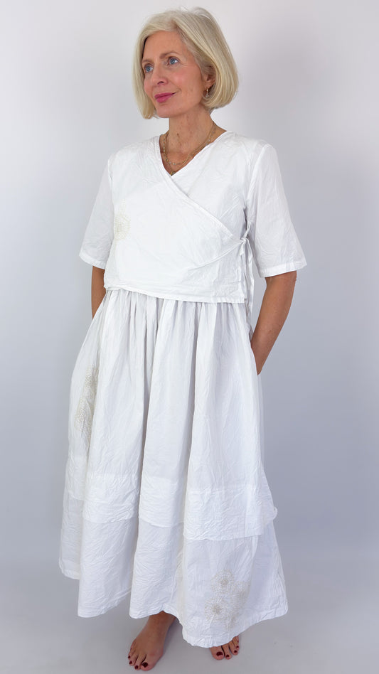Ewa i Walla Riona Dress White