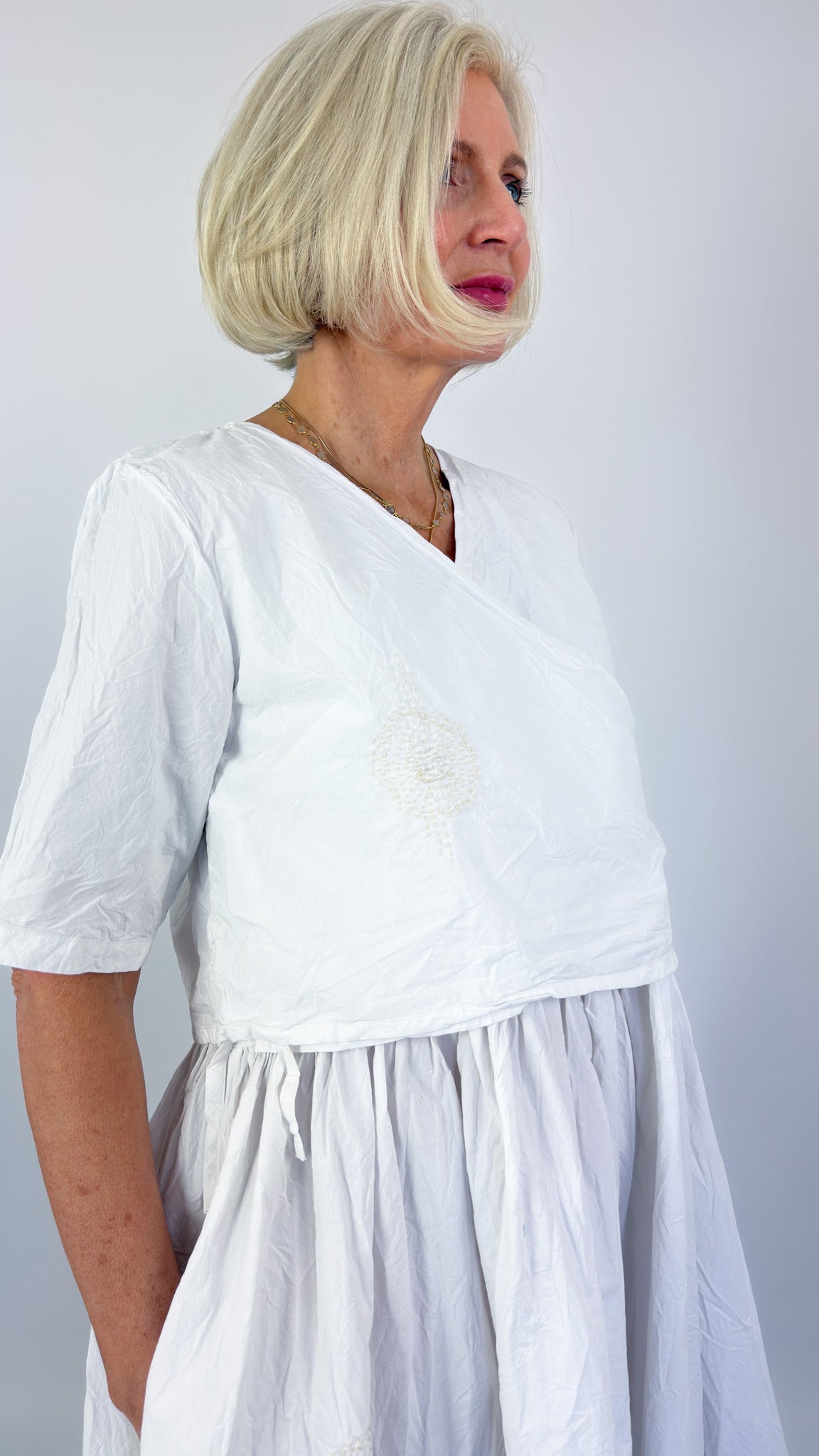 Ewa i Walla Riona Dress White