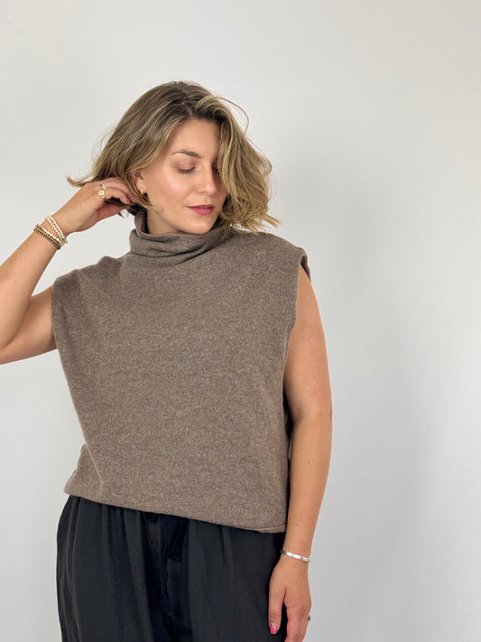 Elsa Esturgie Octobre Jumper Taupe