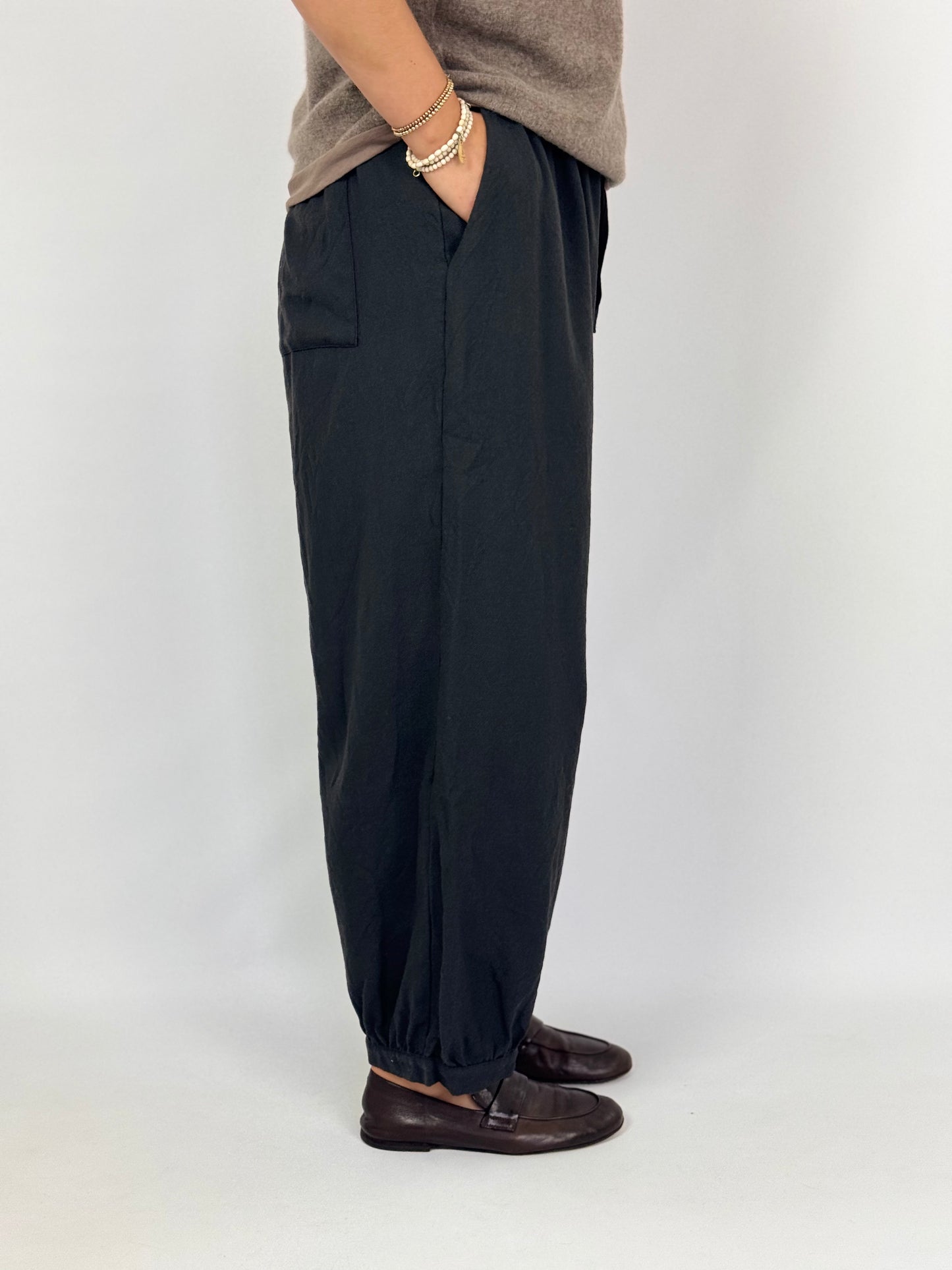 Elsa Esturgie Ocelot Trousers Carbon