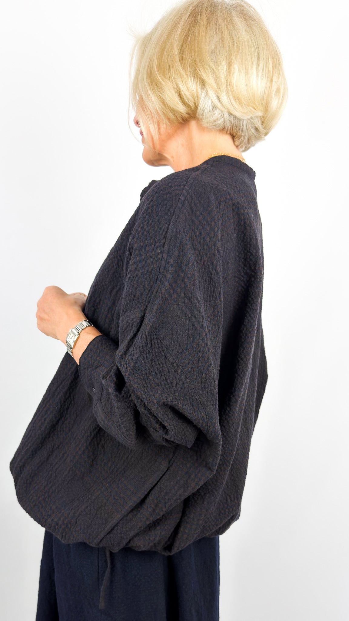 Kagure 107 Shirt Cardigan Check