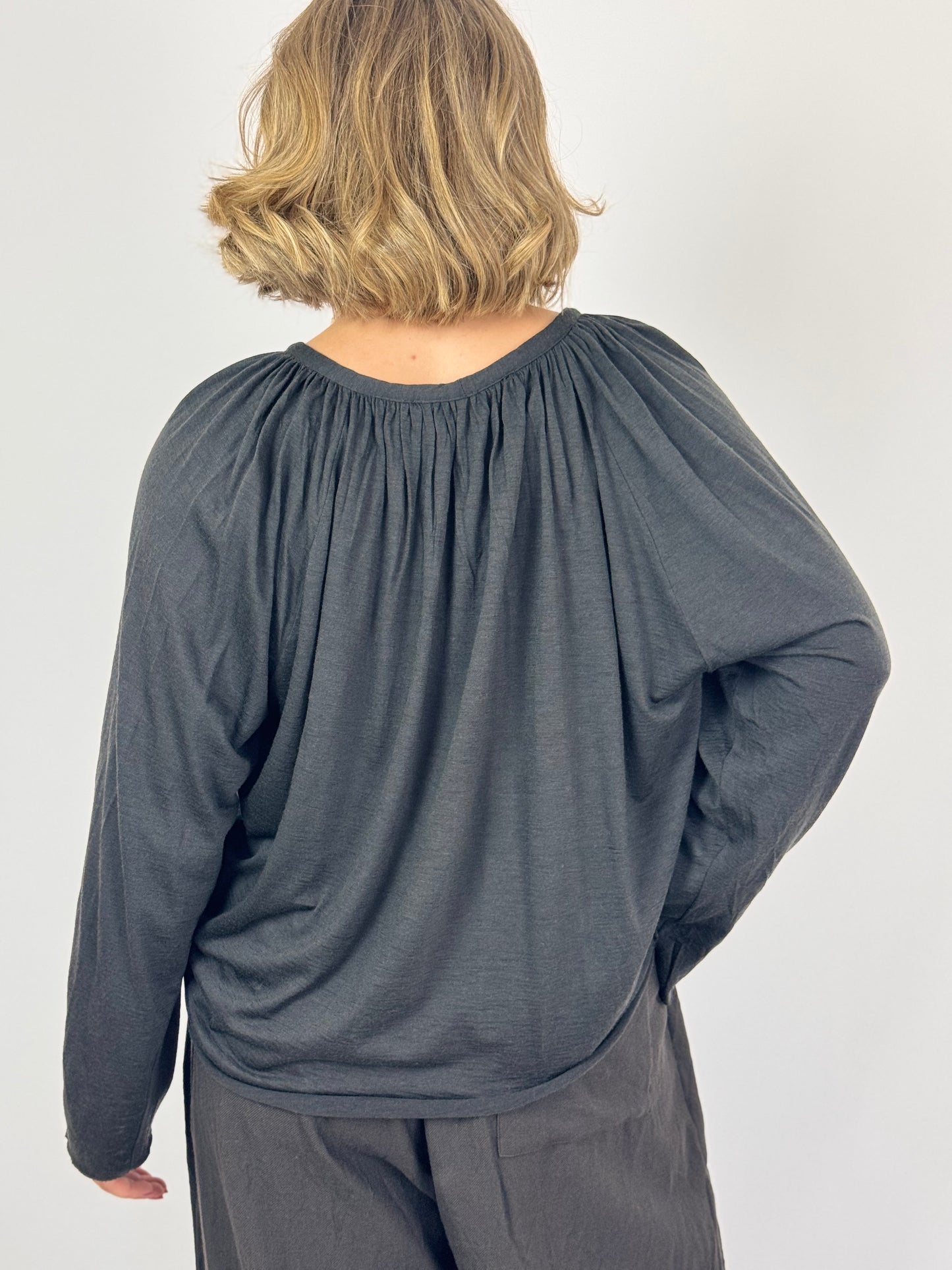 Elsa Esturgie Oranda Blouse Carbon