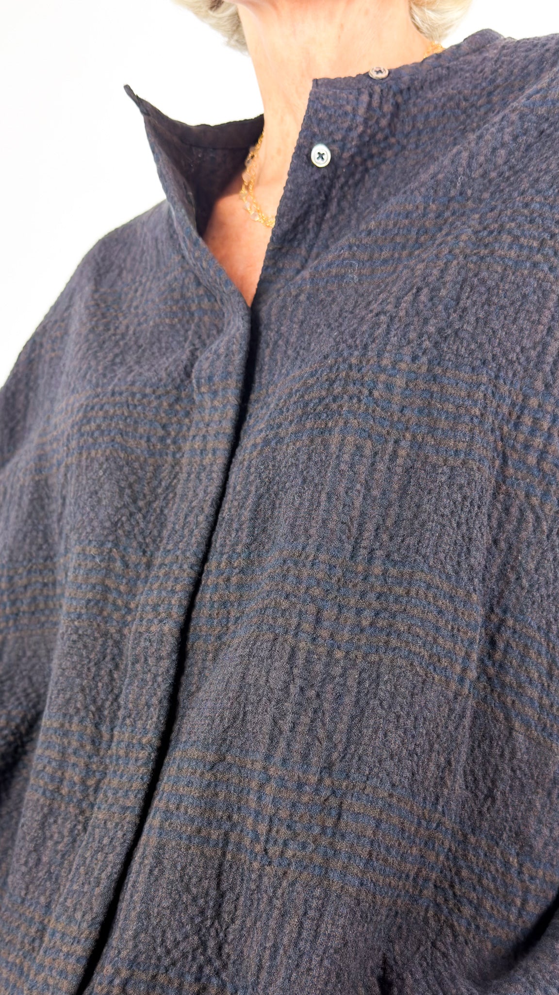 Kagure 107 Shirt Cardigan Check