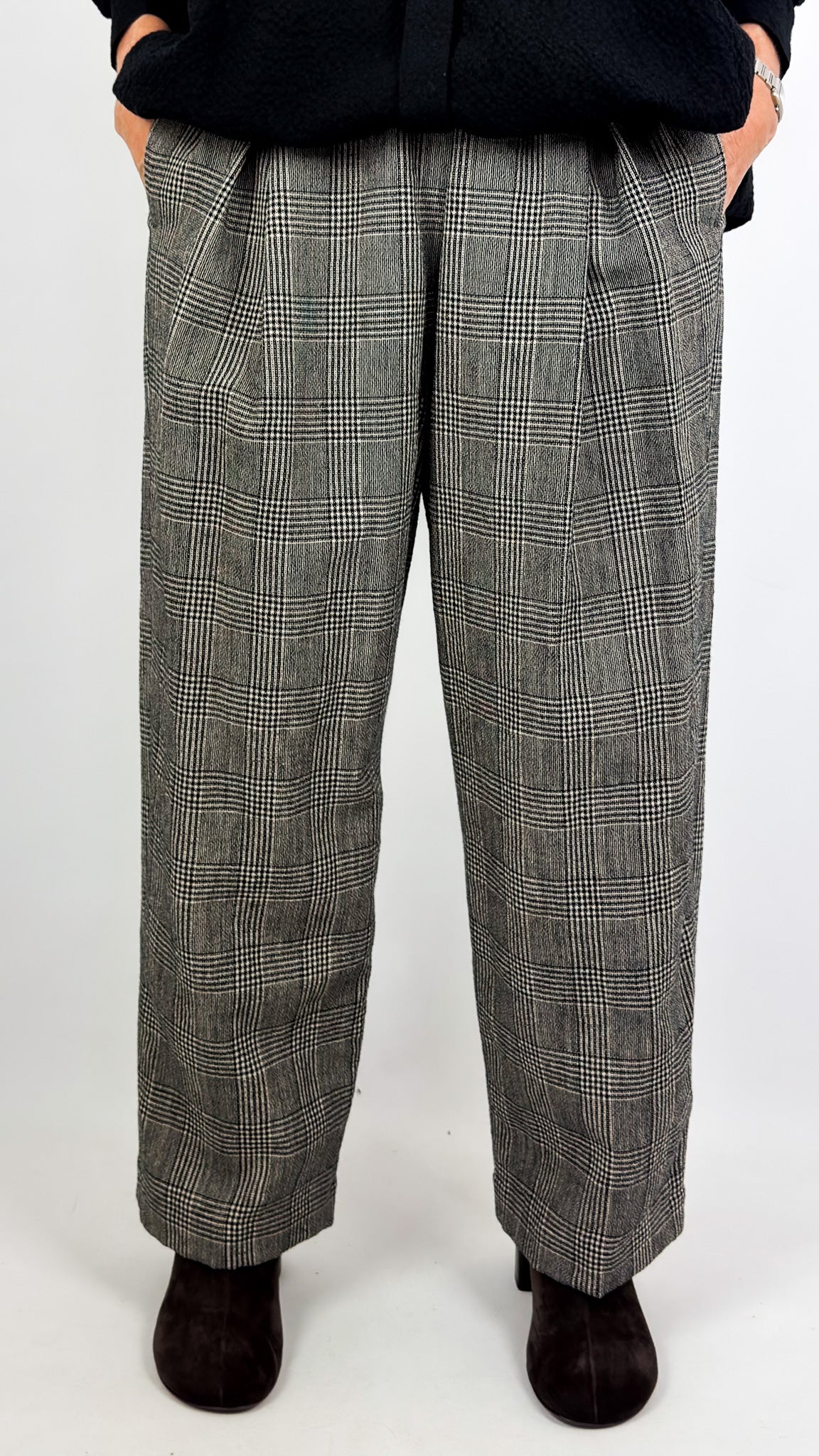 Kagure 102 Trousers Glen Plaid
