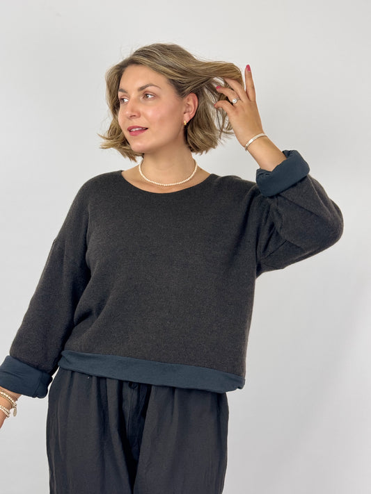 Elsa Esturgie Oubli Jumper Brown