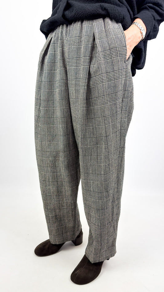 Kagure 102 Trousers Glen Plaid