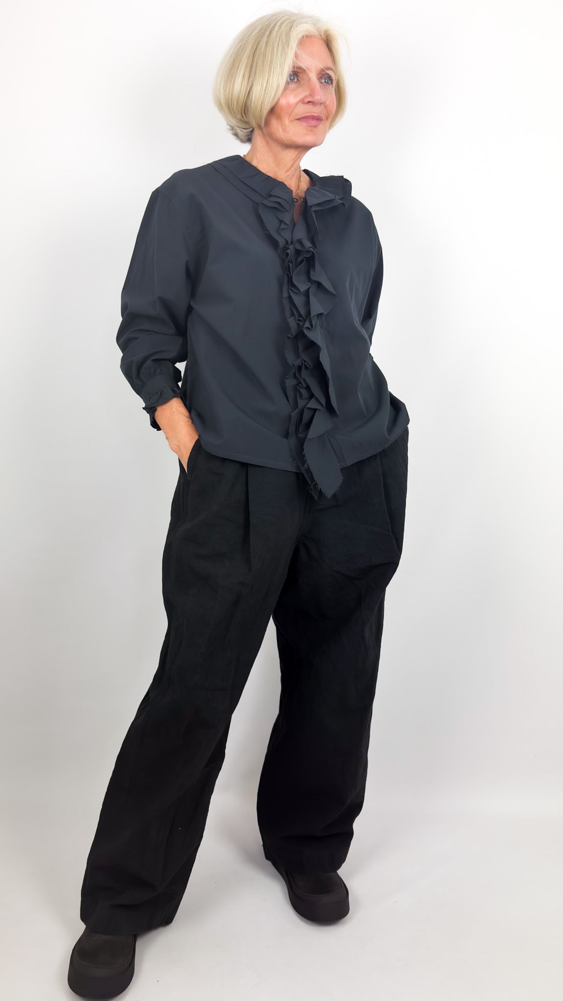 Kagure 101 Trousers Black