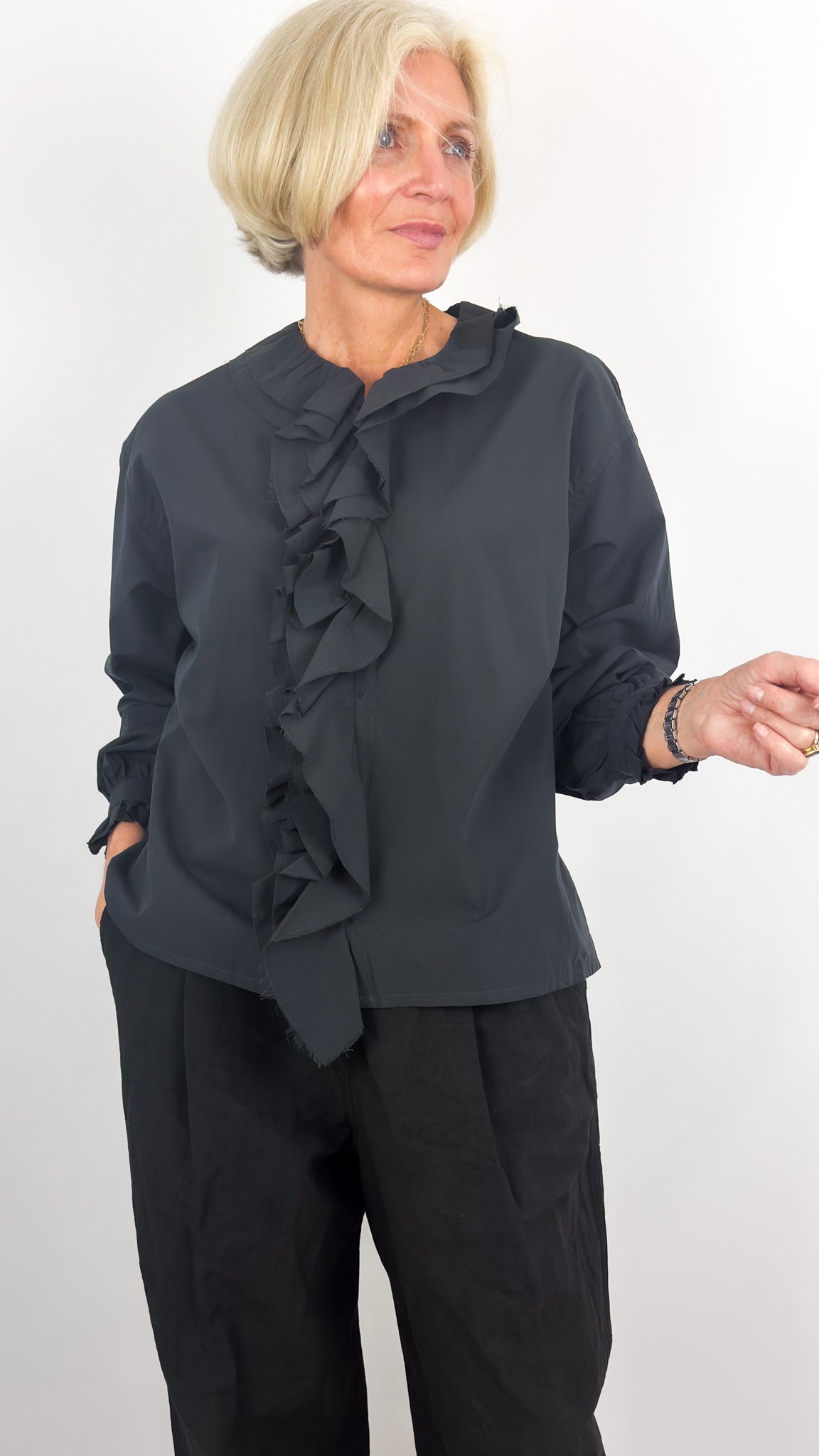 Kagure 101 Shirt Charcoal