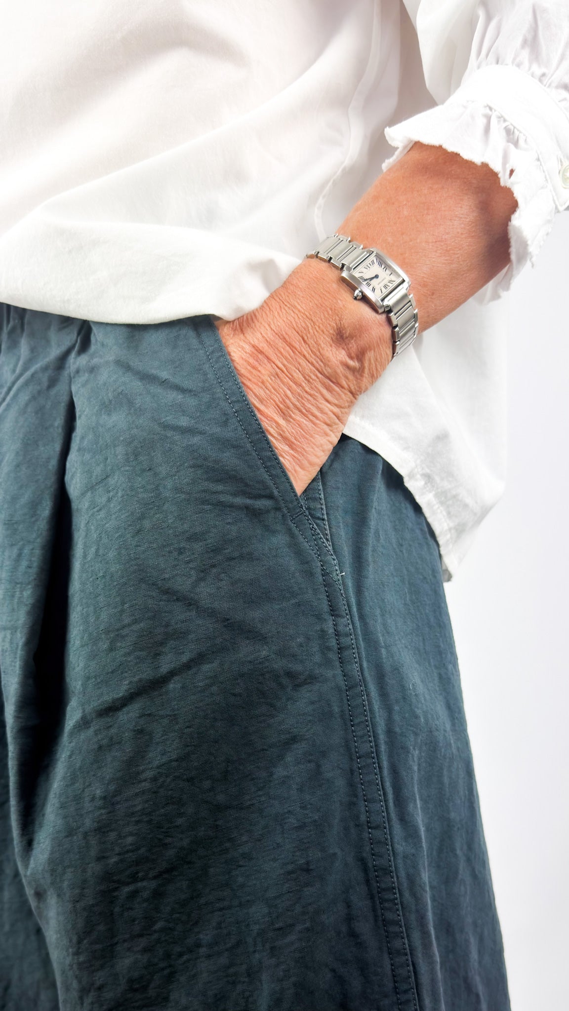 Kagure 101 Trousers Petrol Blue