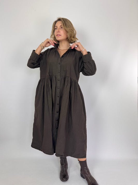 Privatsachen Brüllook Coat Dress Choco