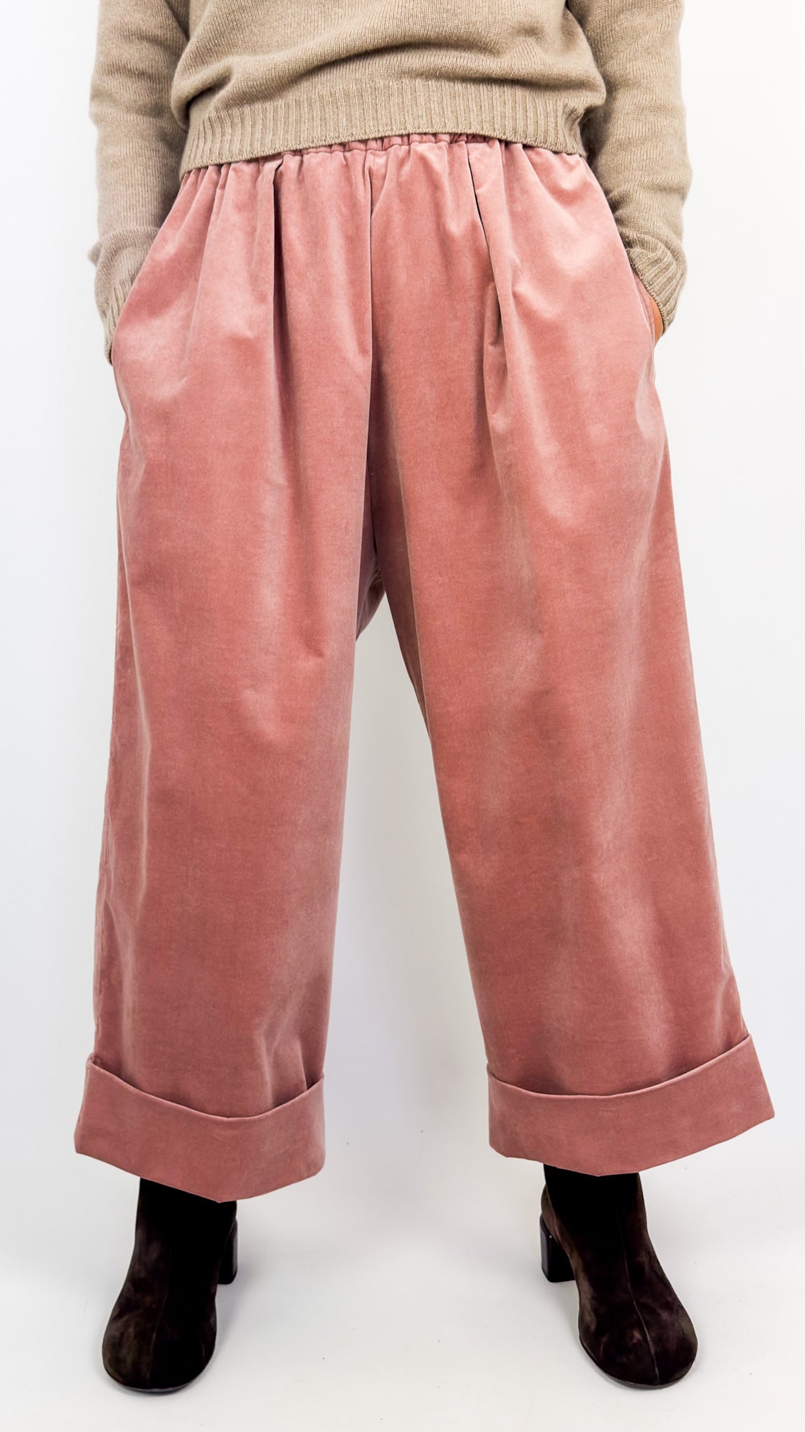 Muku C1502 Trousers Pink Velvet