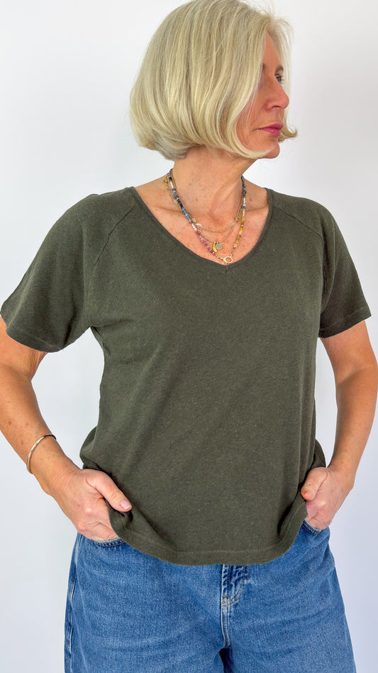 Diega Tikaomo T-Shirt Khaki