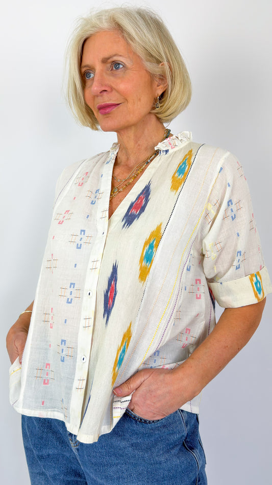 Stella Forest Kaia Blouse Ecru