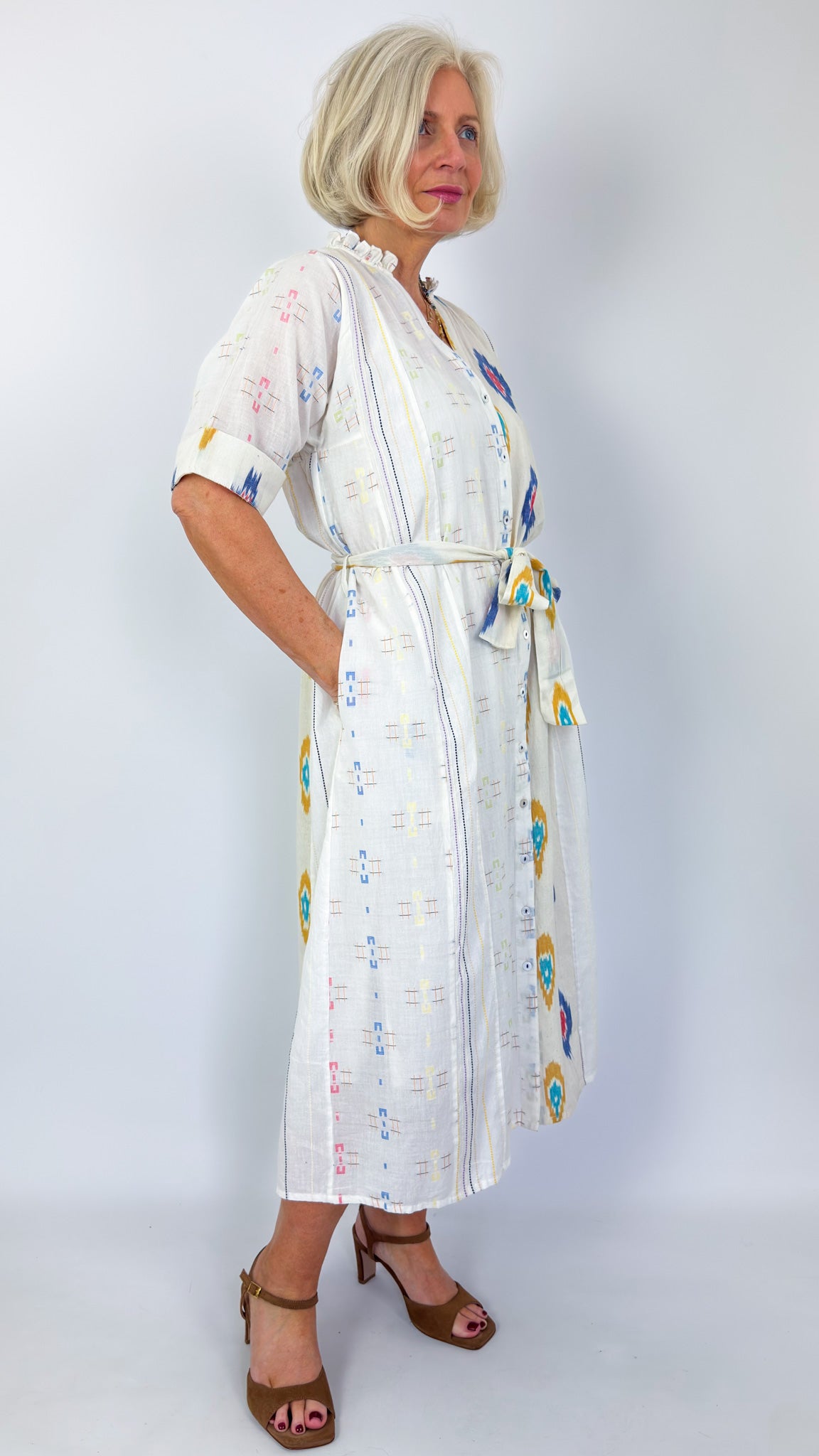 Stella Forest Kaia Dress Ecru