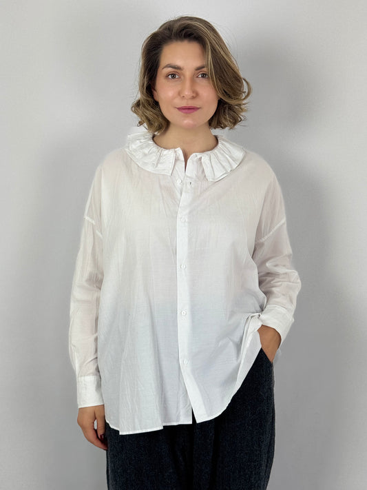 TouJours Baggy Shirt Smoke White