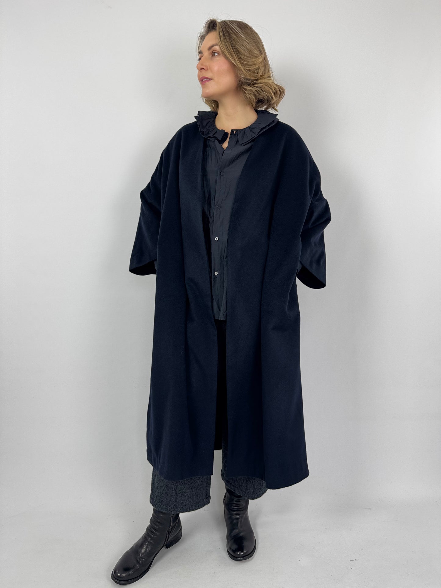 TouJours Evening Coat Navy