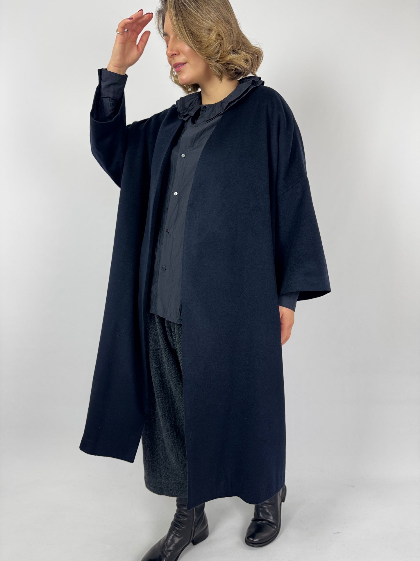 TouJours Evening Coat Navy