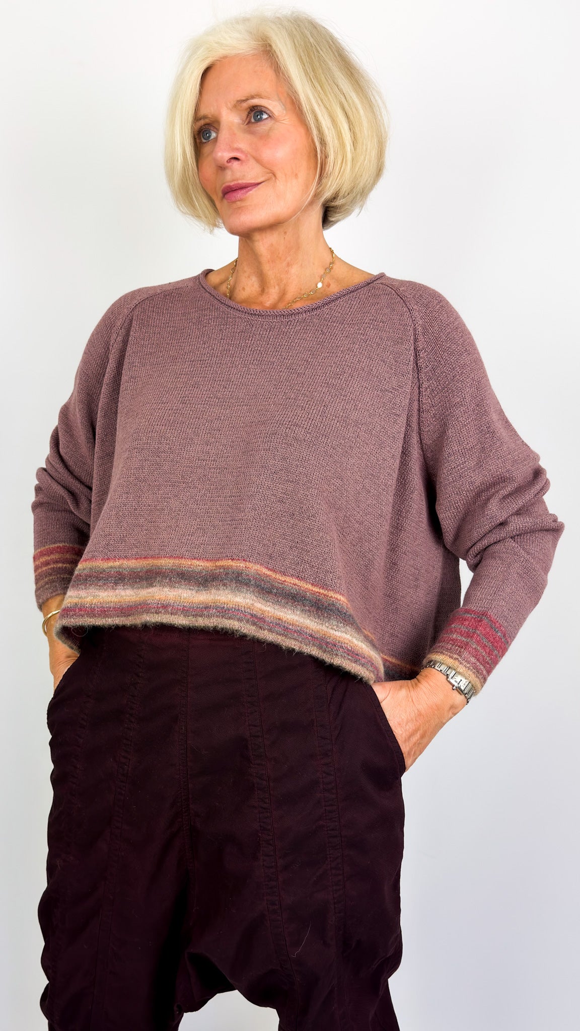Rundholz Black Label 3720702 Jumper Crystal Stripe