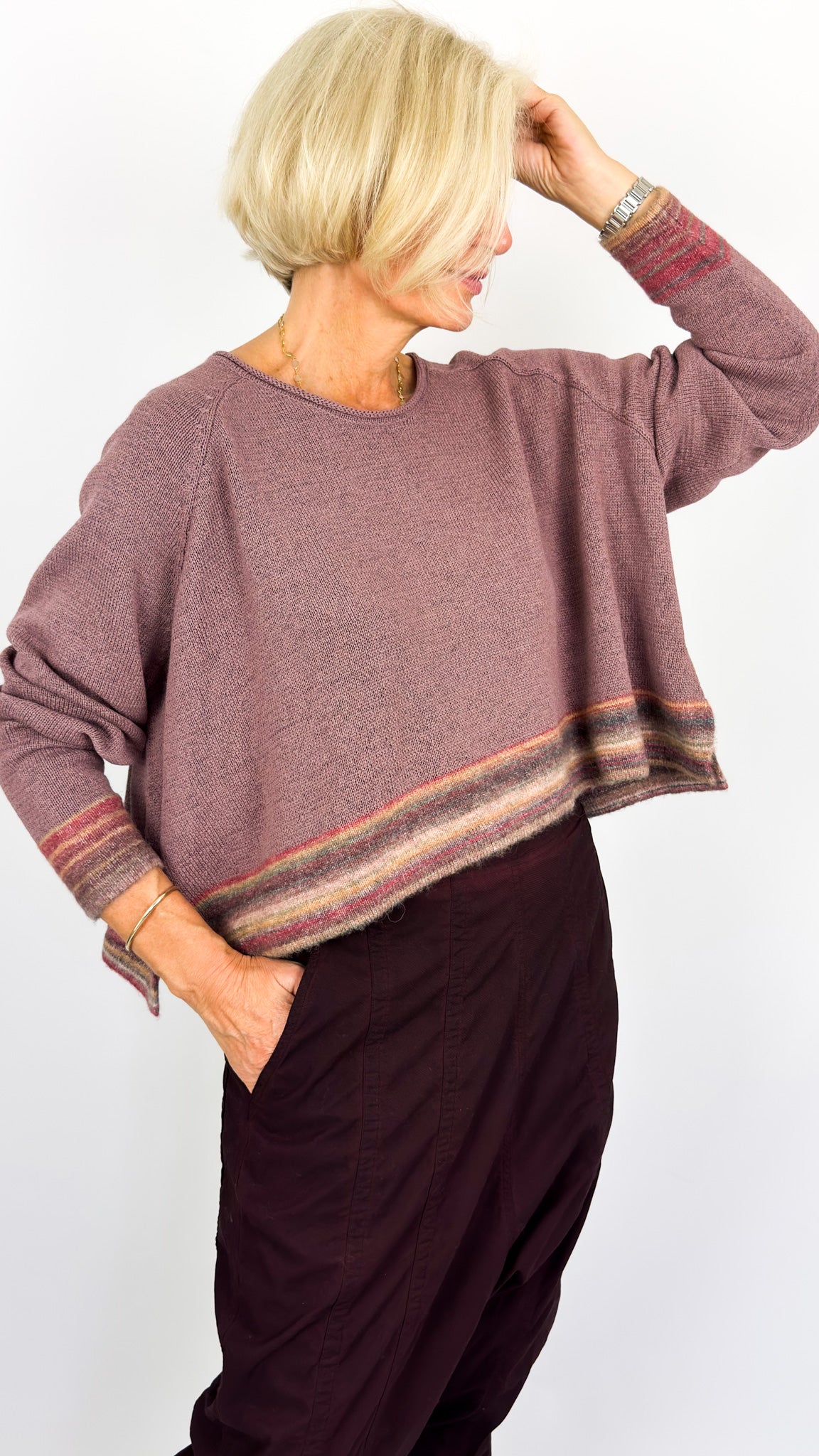 Rundholz Black Label 3720702 Jumper Crystal Stripe