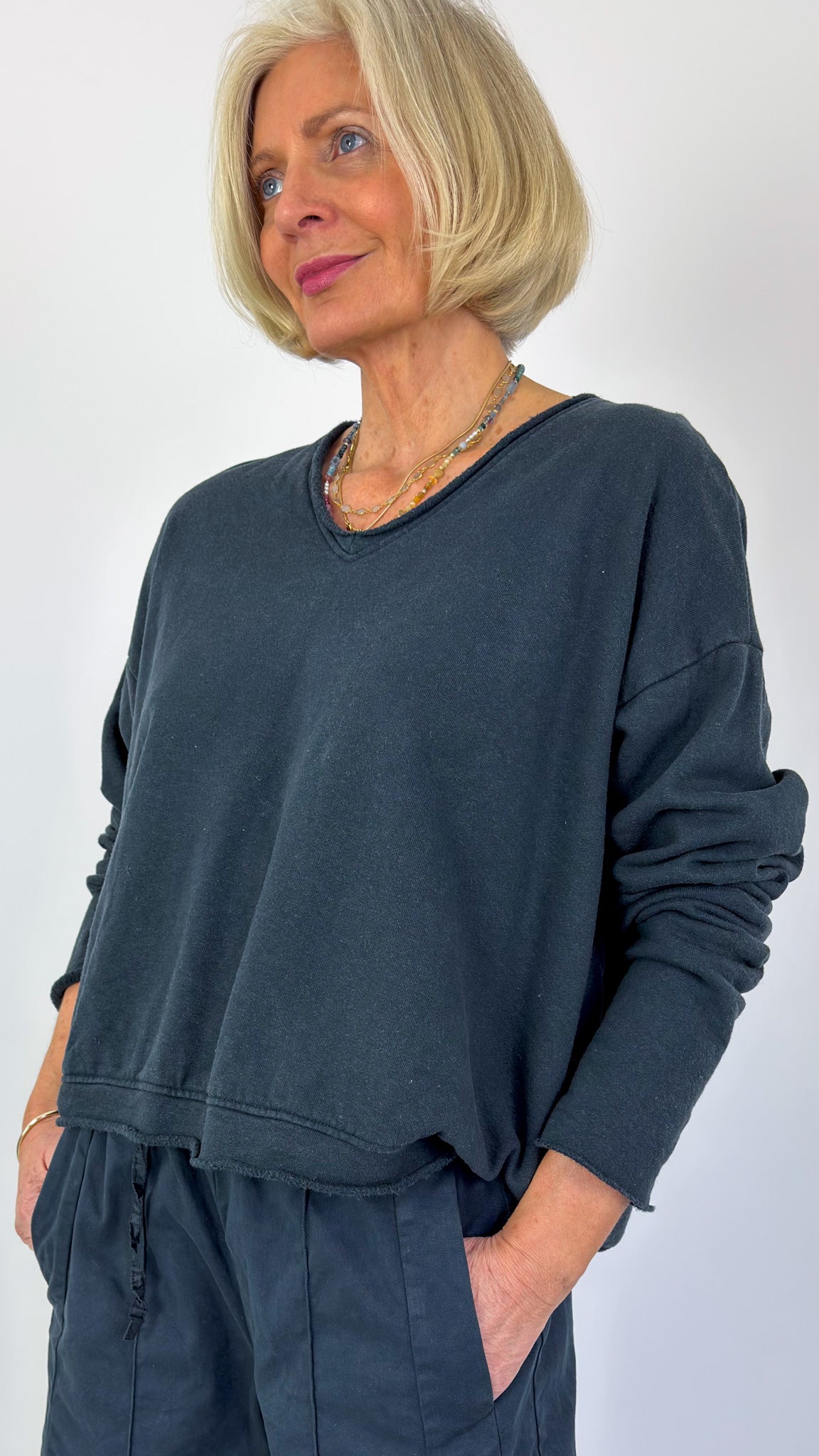 Privatsachen Stillshape Jumper Satt