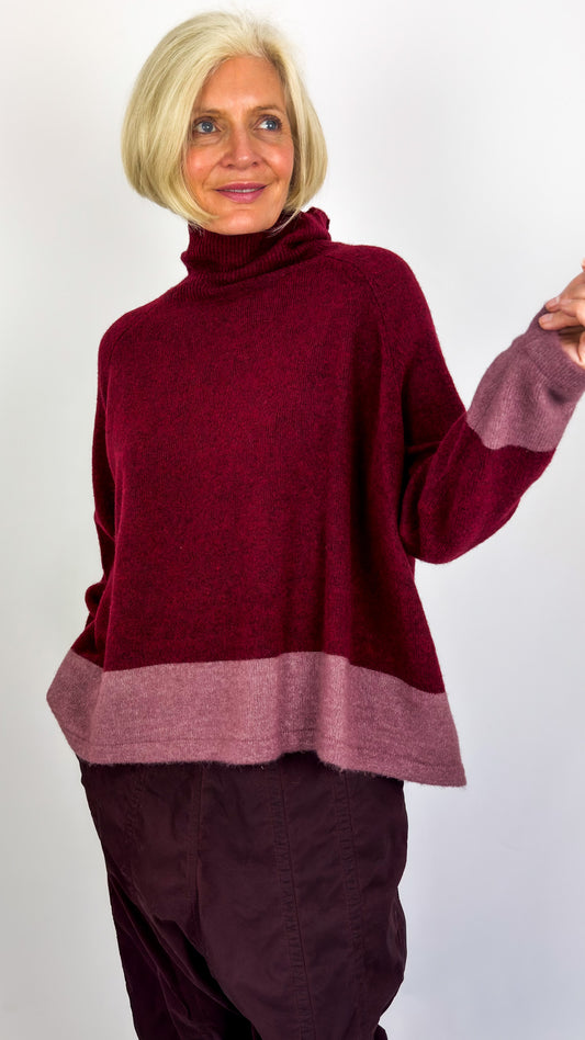 Rundholz Black Label 3480701 Jumper Lava/Crystal