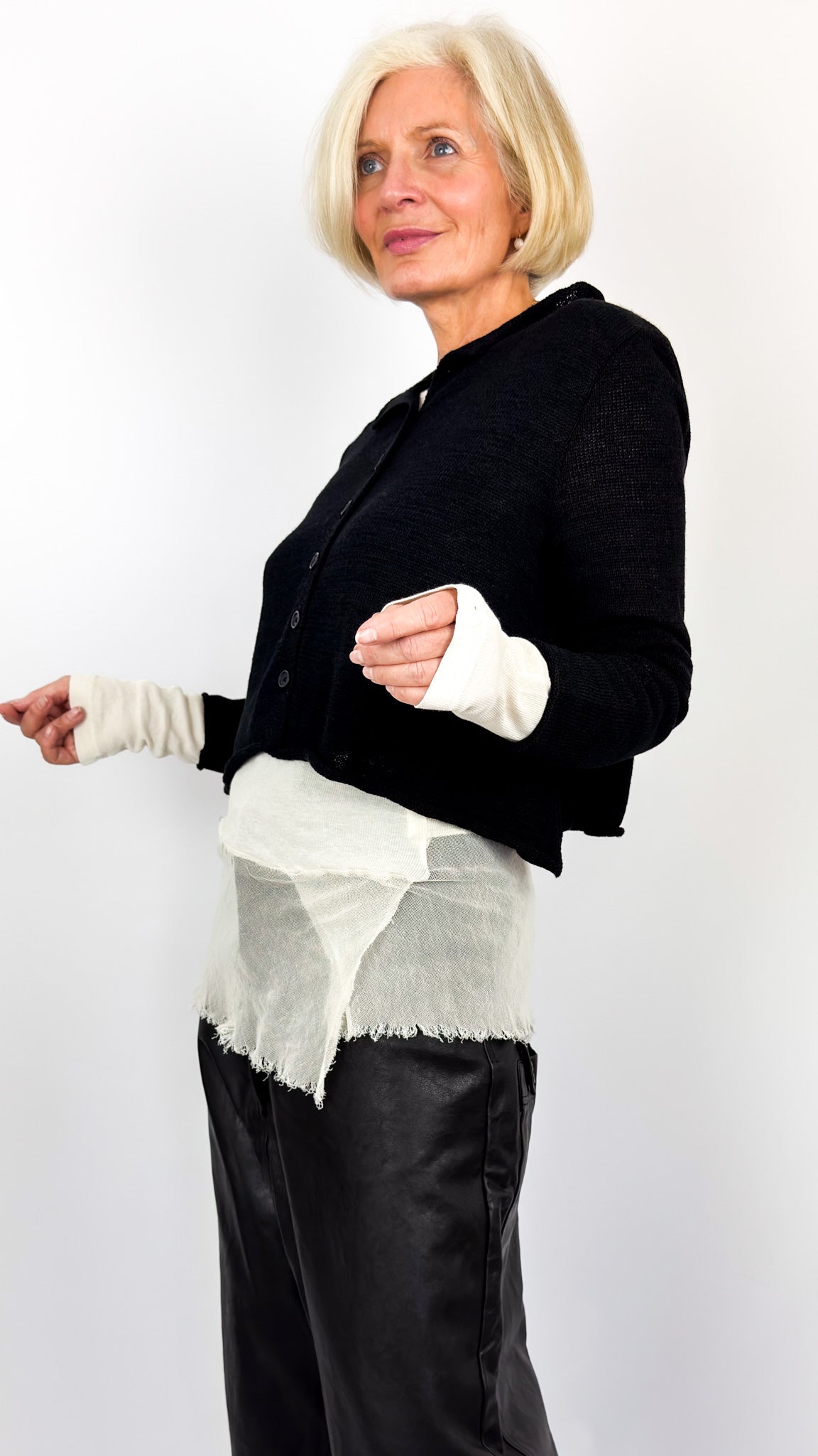 Rundholz Black Label 7111 Cardigan Black